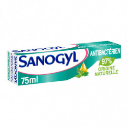 SANOGYL - Dentifrice Soin Huiles Essentielles Antibactérien 97% Origine Naturelle - tube de 75 ml Sonico.fr