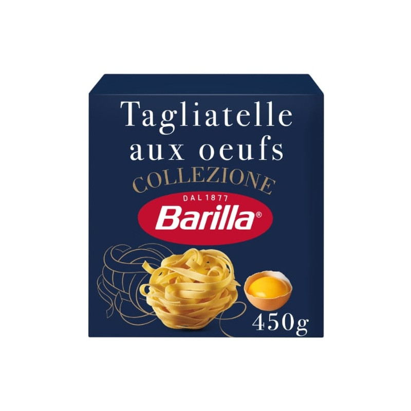 BARILLA - Collezione Pâtes Tagliatelle aux oeufs - boîte de 450 g Sonico.fr