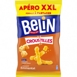 BELIN - Croustilles Biscuits apéritifs goût emmental - sachet de 260 g Sonico.fr