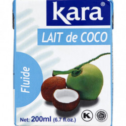 KARA - Lait de Coco Fluide - brique de 200 ml Sonico.fr