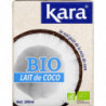 KARA - Lait de Coco Bio - brique de 200 ml Sonico.fr