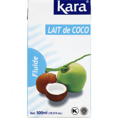 KARA - Lait de Coco Fluide - brique de 500 ml Sonico.fr