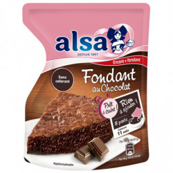 ALSA - Préparation gâteau Fondant au chocolat Prêt à Cuire - sachet de 500 g Sonico.fr