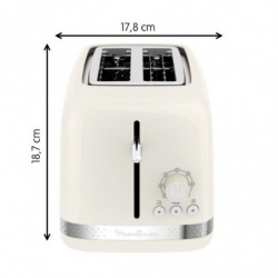 MOULINEX - Grille-pain Soleil LT300A10 Blanc Sonico.fr