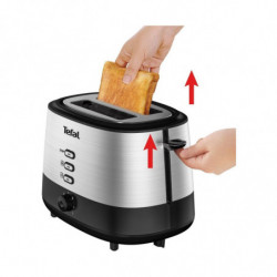 TEFAL - Grille pain Equinox TT520D10 - Inox/Noir Sonico.fr