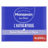 MONSAVON - Savon au lait - paquet de 4 savons de 200 g Sonico.fr