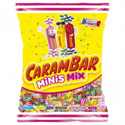 CARAMBAR - Bonbons Minis Mix -  sachet de 220 g Sonico.fr