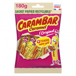 CARAMBAR - Bonbons Caramel -  sachet de 180 g Sonico.fr
