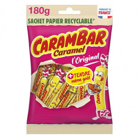 CARAMBAR - Bonbons Caramel -  sachet de 180 g Sonico.fr