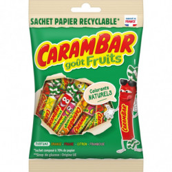 CARAMBAR - Bonbons gout Fruits -  sachet de 180 g Sonico.fr