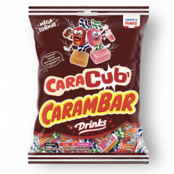 CARAMBAR - CaraCub Drinks Bonbons - sachet de 400 g Sonico.fr