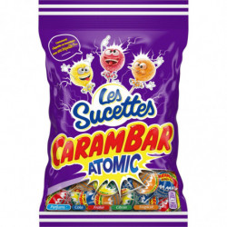 CARAMBAR - Sucettes Atomic Bonbons - sachet de 156 g Sonico.fr