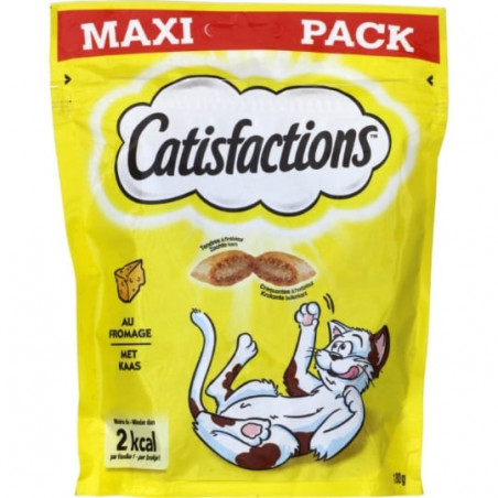 CATISFACTIONS - Friandises Au Fromage pour Chats Et Chatons - 180 g Sonico.fr