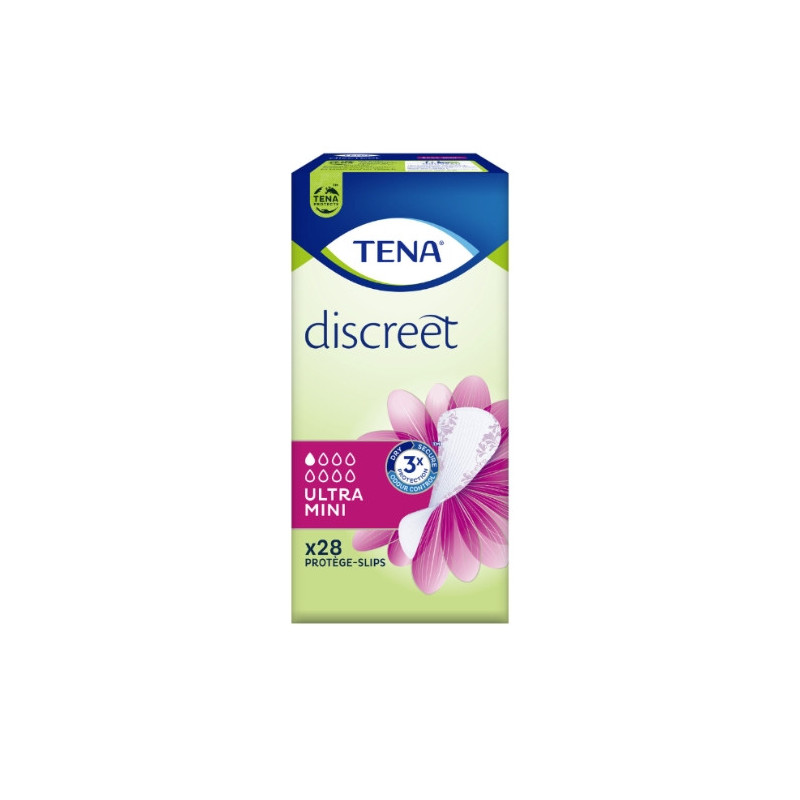 TENA - Discreet Protèges-slip fuites urinaires ultra mini - 28 protèges-slip Sonico.fr
