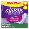 ALWAYS - Discreet Normal 4 gouttes Serviette Incontinence - paquet de 12 serviettes Sonico.fr