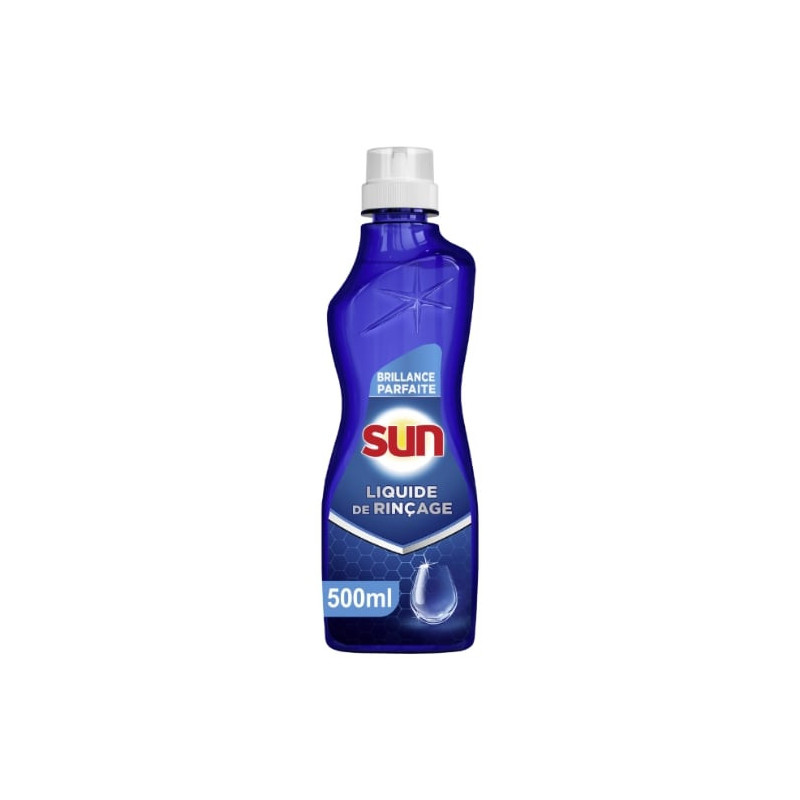 SUN - Liquide Lave Vaisselle Rinçage Brillance - flacon de 500 ml Sonico.fr