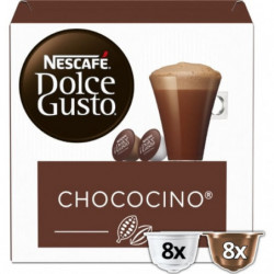 DOLCE GUSTO - Chococino Dosettes de chocolat - boite de 16 capsules  Sonico.fr