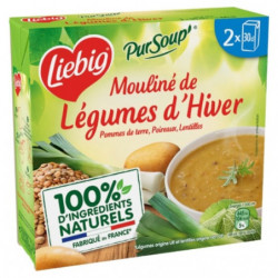 LIEBIG - Soupe Mouliné de Légumes d'hiver - pack de 2 briques de 30 cl Sonico.fr