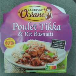 LA CUISINE D OCEANE - Poulet Tikka Massala et Riz Basmati - assiette de 300 g Sonico.fr