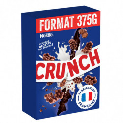 NESTLE - Crunch Céréales au chocolat - boite de 375 g Sonico.fr