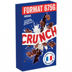 NESTLE - Crunch Céréales au chocolat - boite de 675 g Sonico.fr