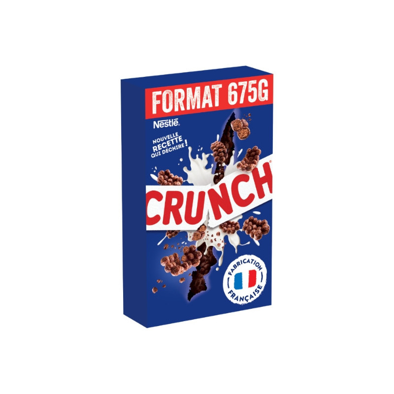 NESTLE - Crunch Céréales au chocolat - boite de 675 g Sonico.fr