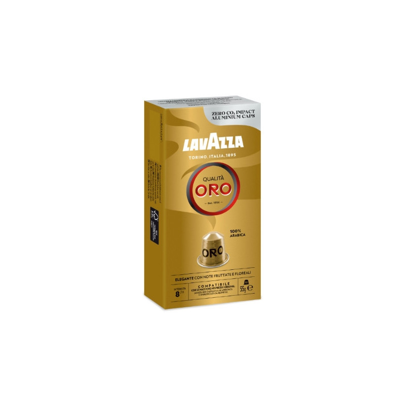 LAVAZZA - Qualita Oro Café Arabica capsules Compatibles Nespresso - boite de 10 capsules Sonico.fr
