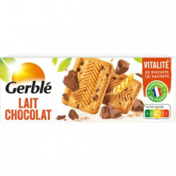 GERBLE - Biscuits Lait Chocolat Vitalité - boîte de 230 g Sonico.fr