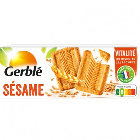 GERBLE - Biscuits Sésame Vitalité - boîte de 230 g Sonico.fr