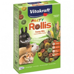 VITAKRAFT - Rollis Party Funny MixAliment pour rongeur - boite de 500 g Sonico.fr