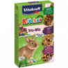 VITAKRAFT - Kräckers Trio-Mix Aliment pour lapin nain - boite de 168 g Sonico.fr