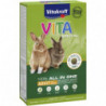 VITAKRAFT - Vita Spécial Aliment Tout en 1 pour lapin nain - boite de 600 g Sonico.fr