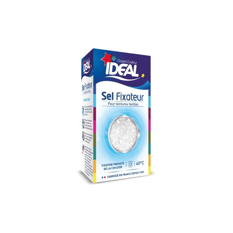 IDEAL - Sel fixateur pour teintures textiles - boite de 500 g Sonico.fr