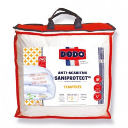 DODO - Saniprotect Couette Tempérée Anti-Acarien 220x240 cm Sonico.fr