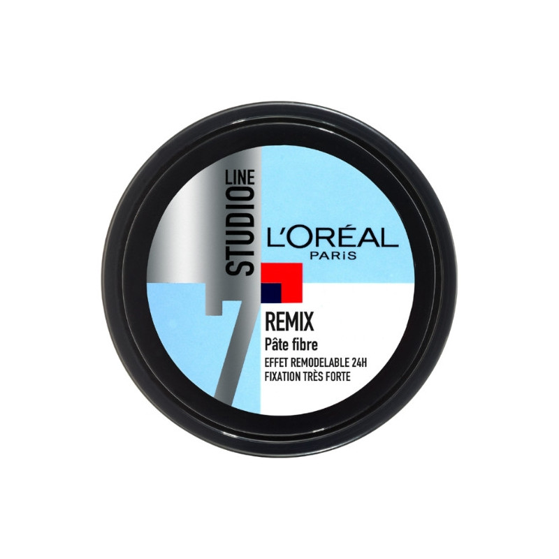 STUDIO LINE - Remix Pâte Fibre Effet Remodelable 24h Cire Coiffante - pot de 150 ml Sonico.fr
