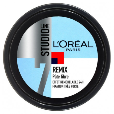 STUDIO LINE - Remix Pâte Fibre Effet Remodelable 24h Cire Coiffante - pot de 150 ml Sonico.fr