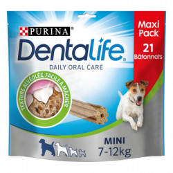 PURINA - DENTALIFE Récompense pour chien Mini 7-12kg - sachet de 21 bâtonnets - 345 g Sonico.fr