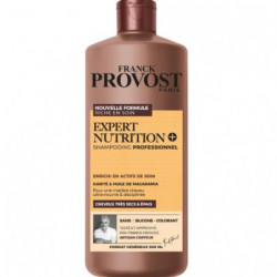 FRANCK PROVOST - Expert Nutrition Karité Macadamia Shampoing Professionnel Sans Silicone - flacon de 500 ml Sonico.fr