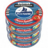 PETIT NAVIRE - Miettes de thon à la tomate pack de 3 boites de 80 g - 240 g Sonico.fr