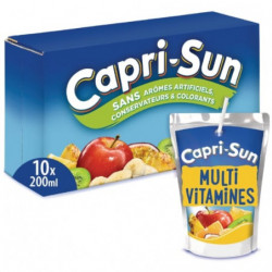 CAPRI-SUN - Multivitamines Boisson aux fruits - pack de 10 x 200 ml Sonico.fr