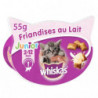 WHISKAS - Friandises Au Lait Junior - boite de 55 g Sonico.fr