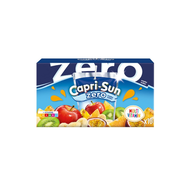 CAPRI-SUN - Multivitamines Zero Boisson aux fruits - pack de 10 x 200 ml Sonico.fr