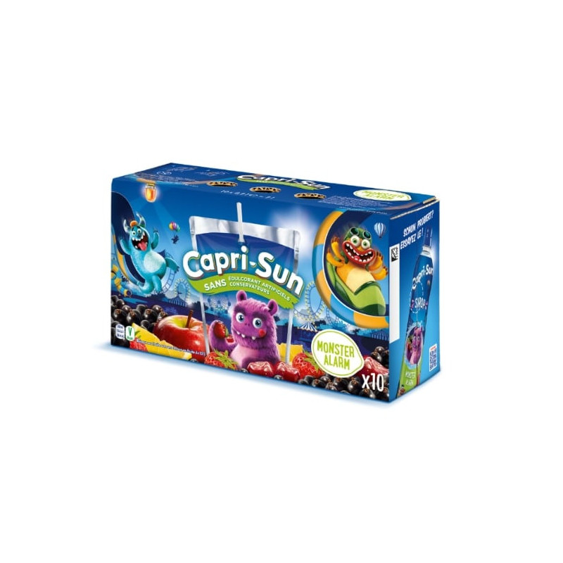 CAPRI-SUN - Monster Alarm Boisson aux fruits - pack de 10 x 200 ml Sonico.fr