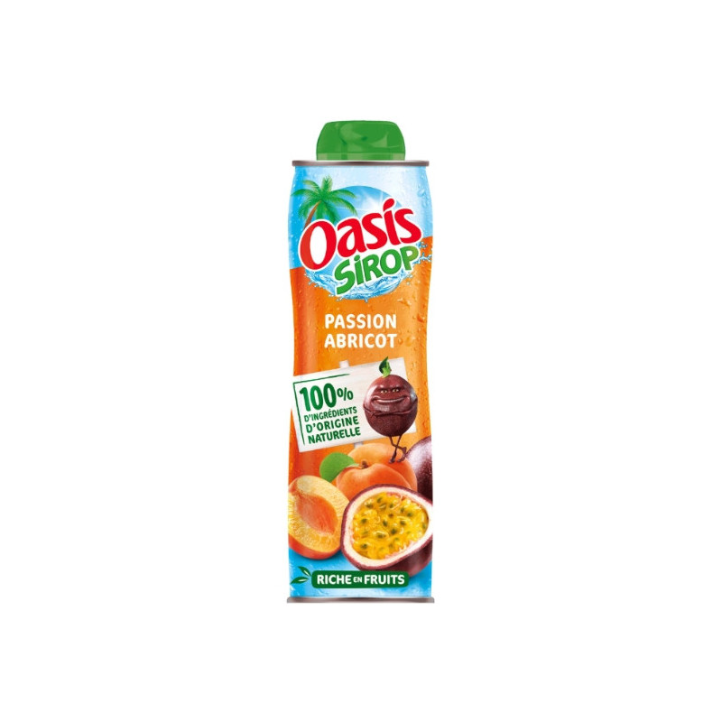 OASIS - Sirop Passion Et Abricot - bouteille de 60 cl Sonico.fr