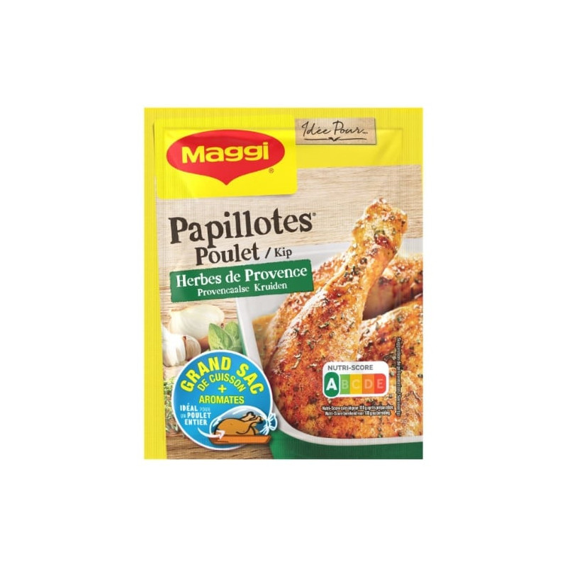 MAGGI - Papillotes Poulet Herbes de Provence - sachet de 34 g Sonico.fr