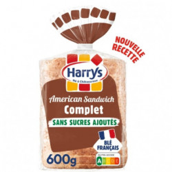 HARRYS - American Sandwich Complet Pain De Mie - paquet de 600 g Sonico.fr