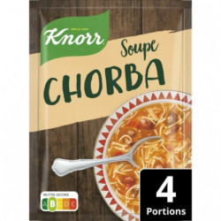 KNORR - Chorba Marocaine Au Mouton Halal - sachet de 90 g Sonico.fr