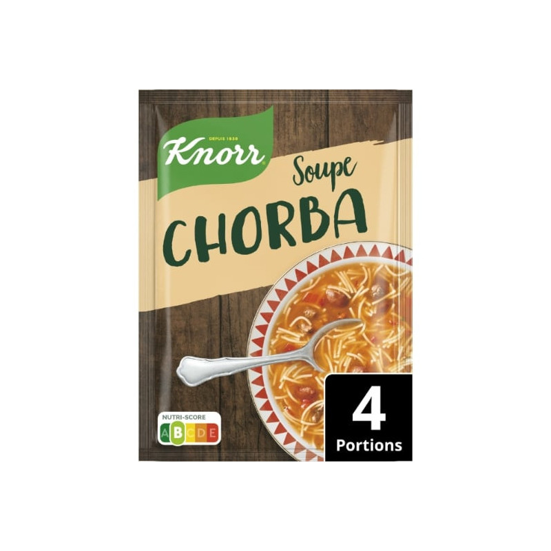 KNORR - Chorba Marocaine Au Mouton Halal - sachet de 90 g Sonico.fr