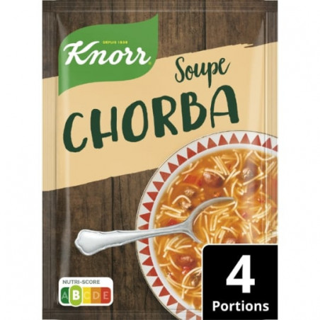 KNORR - Chorba Marocaine Au Mouton Halal - sachet de 90 g Sonico.fr