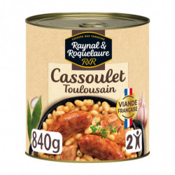 RAYNAL ET ROQUELAURE - Cassoulet Toulousain - boite de 840 g Sonico.fr
